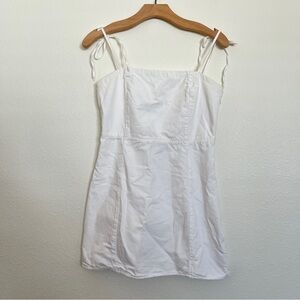 white zara mini dress